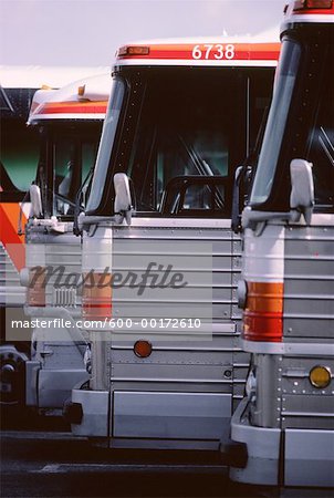 Pacific Stage Line Buses, Vancouver, British Columbia, Canada