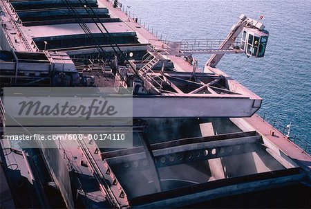 Loading Iron Ore, Sept-Iles, Quebec, Canada