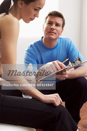 Personal Trainer Grading Woman