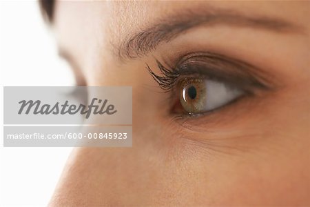 Close Up Of Woman S Eye Stock Photo Masterfile Premium