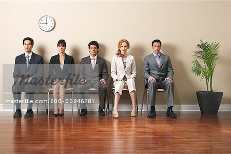 Business People in Waiting Area