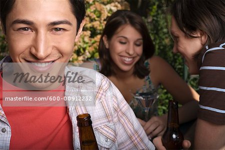 Young People With Drinks