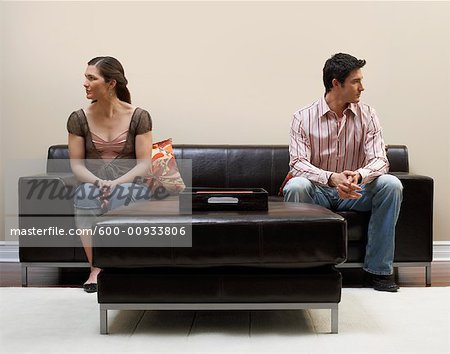 Couple in Living Room