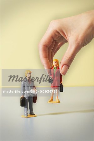 Hand and Toy People