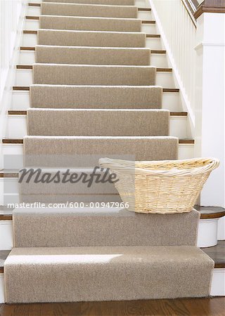 Basket on Stairs