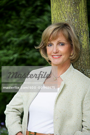 Portrait of Woman Outdoors