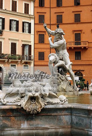 Fountain of Neptune, Rome, Italy