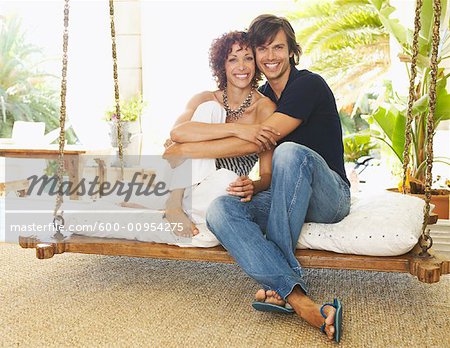 Couple on Porch Swing