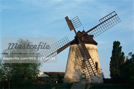 Windmill, Podersdorf am See, Neusiedler See, Austria