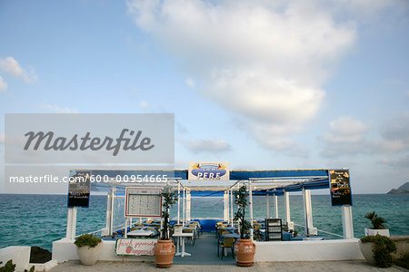 Restaurant Overlooking the Sea, Cala Ratjada, Capdepera, Majorca, Spain