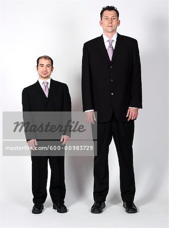 Short and Tall Businessmen - Stock Photo - Masterfile - Premium  Royalty-Free, Artist: Masterfile, Code: 600-00983729