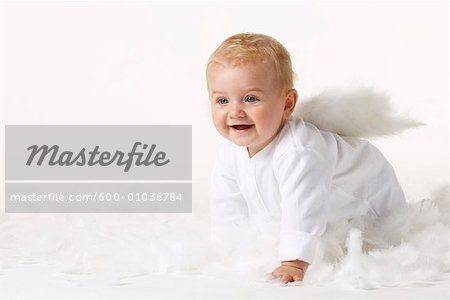 Baby Dressed as Angel