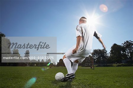 Man Playing Soccer