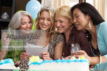 Women Celebrating Birthday