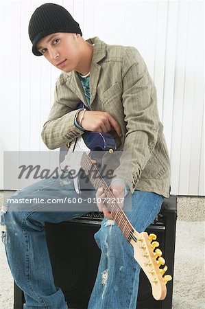 Portrait of Guitar Player