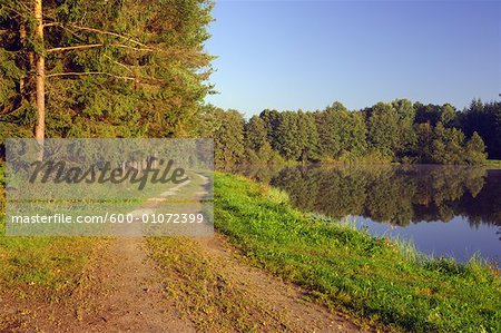 Track by Small Lake, Bavaria, Germany