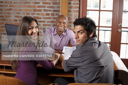 Couple with Financial Advisor