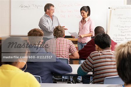 Student Giving Presentation to Class