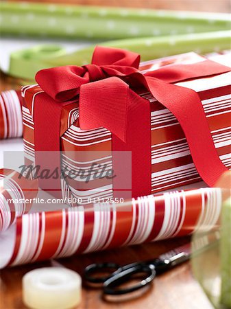 Presents and Wrapping Paper