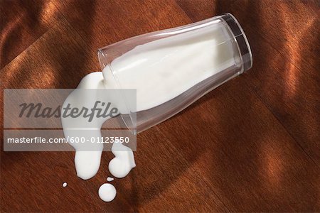 Spilled Glass of Milk