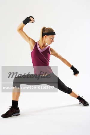 Woman Exercising