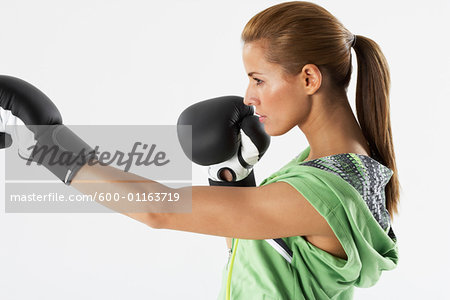 Woman Boxing