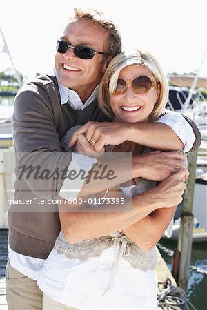 Couple on Dock at Marina