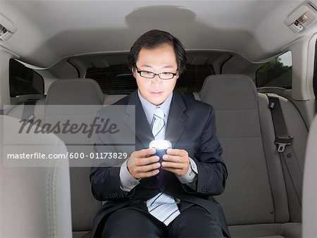 Businessman in Car