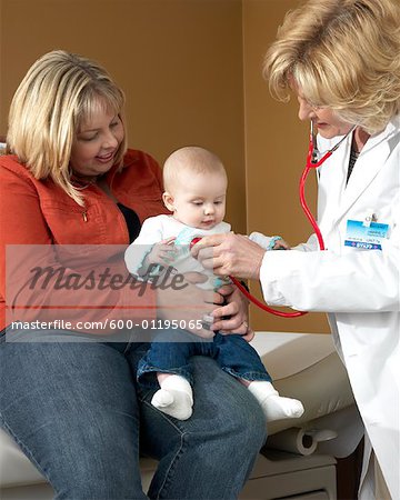 Doctor Examining Baby