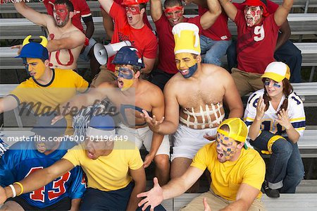 Fans at Sporting Event