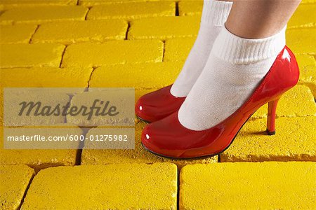 Red Shoes on Yellow Bricks