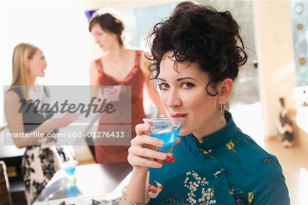 Portrait of Woman at Party