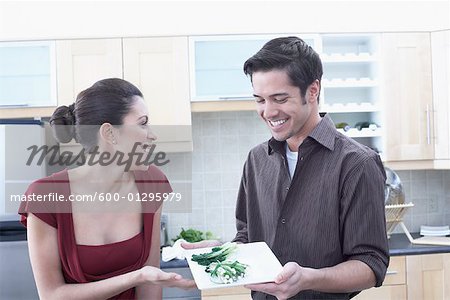 Couple Cooking Together