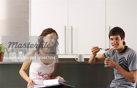 Couple in Kitchen