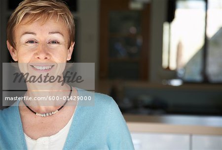 Portrait of Woman Indoors