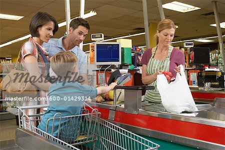 grocery store cashier