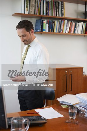 Businessman in Office