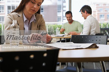 Business People in Lunch Room