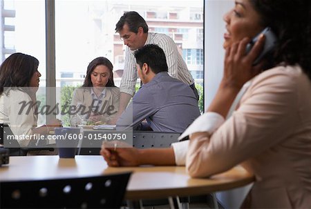 Business People in Lunch Room