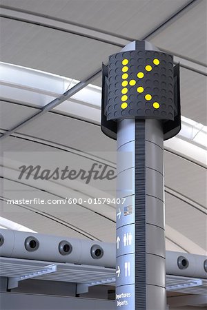 Terminal Sign, Toronto Pearson International Airport, Toronto, Ontario, Canada Terminal Sign, Toronto Pearson International Airport, Toronto, Ontario, Canada
