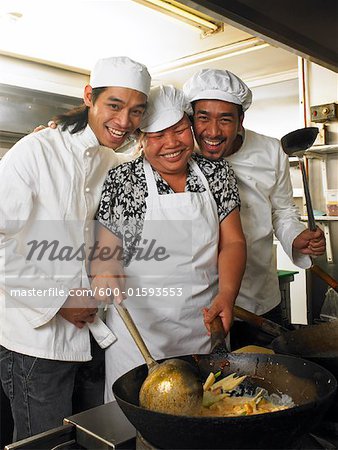 Cooks in Family Restaurant