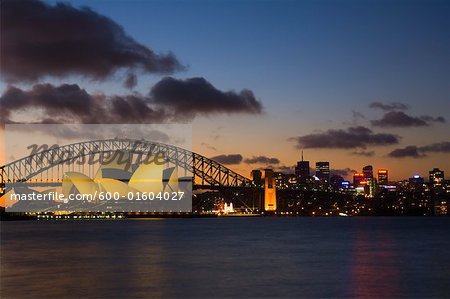Sydney Opera House and Sydney Harbour Bridge, Sydney, New South Wales, Australia