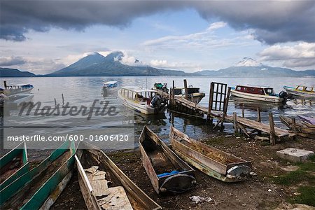 Fishing Boats, Lake Atitlan, Santa Catarina Palopo, Guatemala