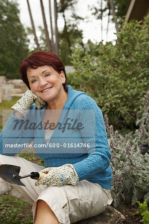 Woman Gardening