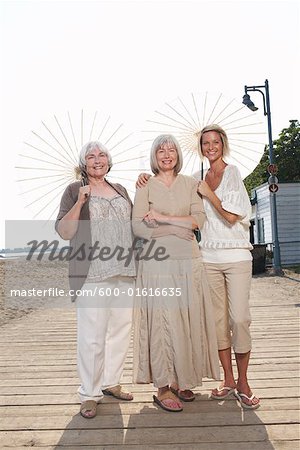 Portrait of Women on Boardwalk