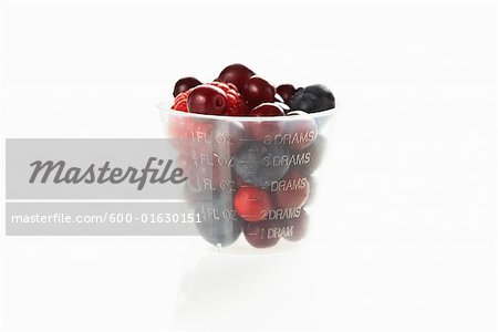 Berries in Medicine Cup