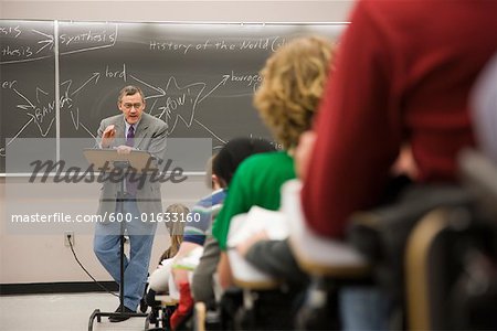 Professor in Classroom