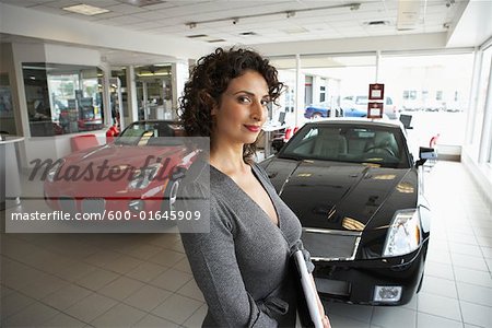 car saleswoman