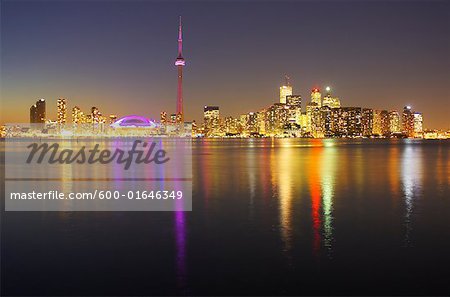 Skyline at Dusk, Toronto, Ontario, Canada
