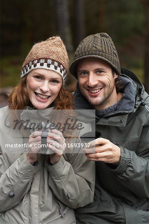 Portrait of Couple Outdoors